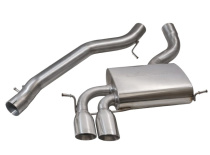 Audi A3 (8P) 2.0 TFSI Quattro (3-dörrars) 04-12 Catback Sportavgassystem (Ej Ljuddämpat) Cobra Sport